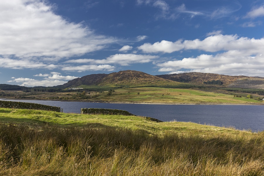 Autumn in Scotland Clatteringshaws Loch